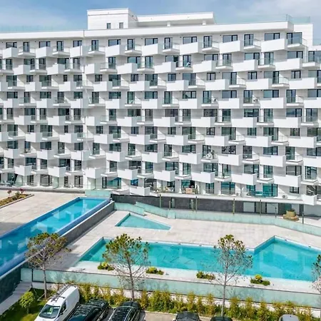 Apartmán Infinity Panoramic Seaview Piscina And La Ultimul Etaj *