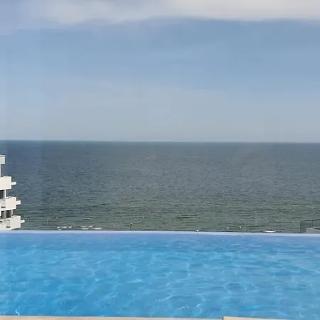 Infinity Panoramic Seaview Piscina And La Ultimul Etaj Apartmán Năvodari